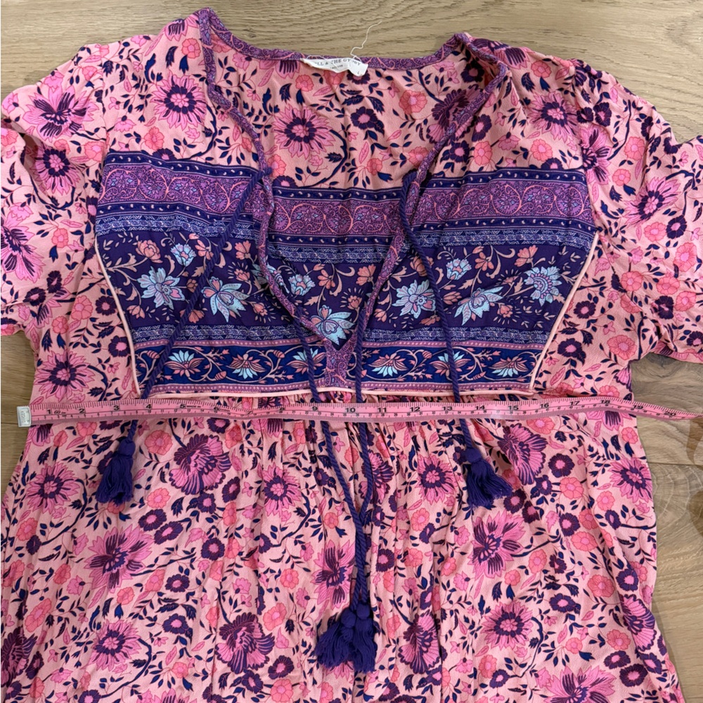 Spell 🦄💧 Folk Town Boho Midi Dress - Picture 9 of 9